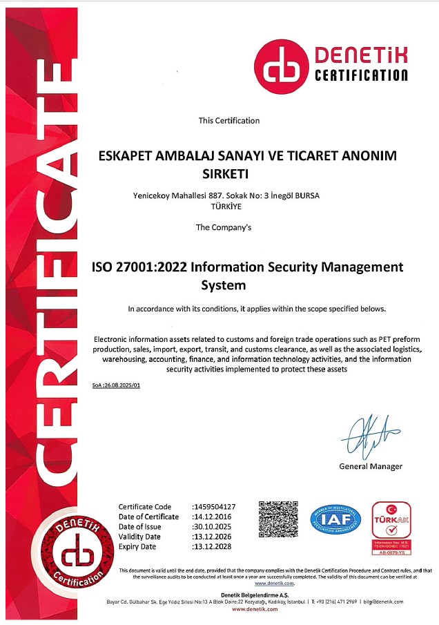 TS ISO/IEC 27001:Sistemas de Gestión de Seguridad de Información de 2013